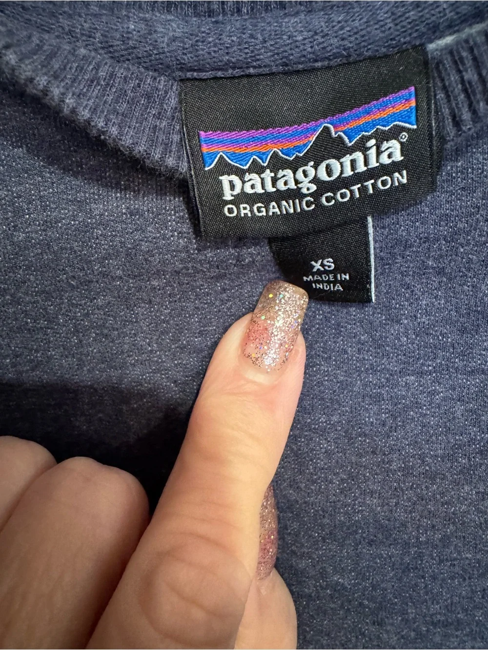 Patagonia Men's Crewneck Sweatshirt Wooly- Slate Blue
